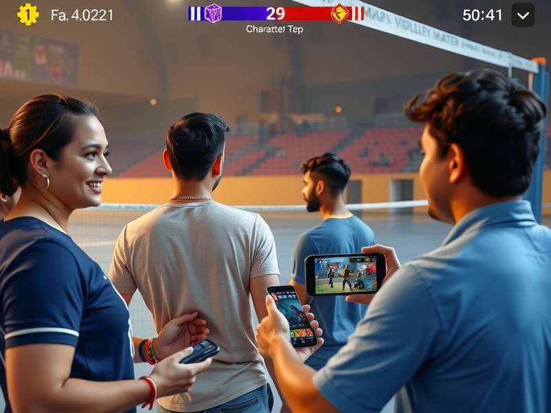Indian players enjoying Magic Volley Arena on mobile devices